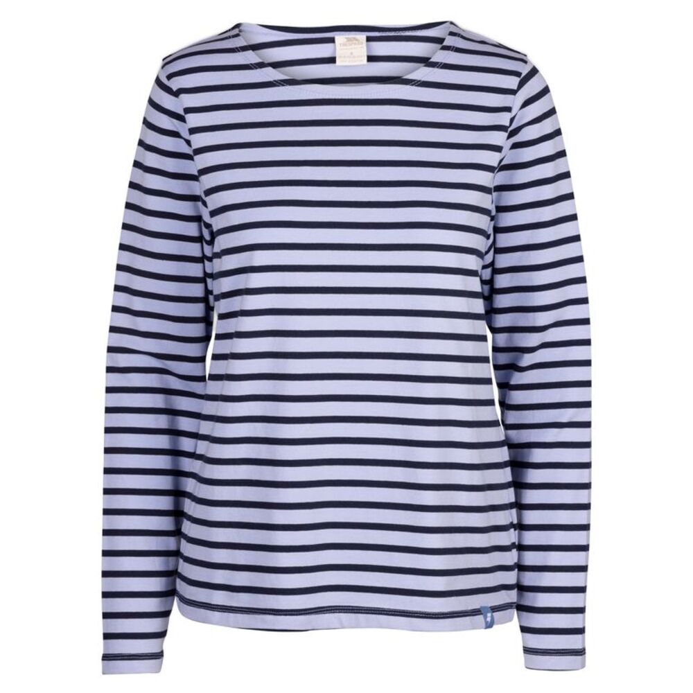 Trespass Womens/Ladies Karen Yarn Dyed Stripe Shirt / Cool Blue
